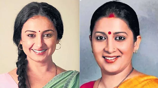 Smriti Irani shares video of Divya Dutta reciting heartfelt poem - Sakshi