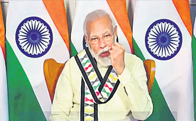 PM Modi addresses 95th annual plenary session of Chamber of Commerce - Sakshi