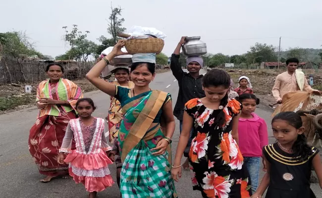 Mehathuk Festival Start in Adilabad Tribal Villages - Sakshi