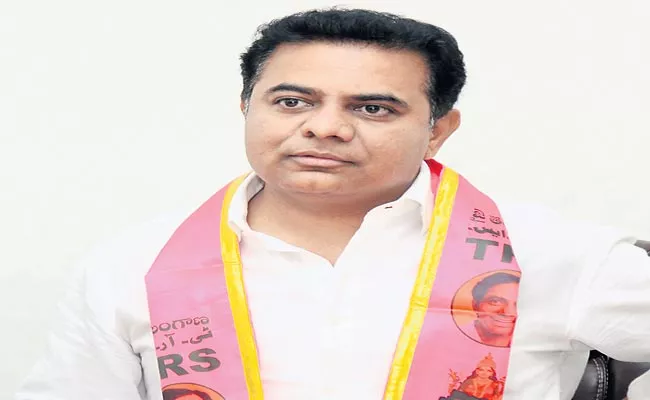 Telangana Thalli Prayer Song Launched By KTR - Sakshi