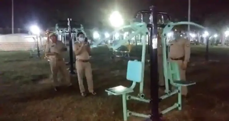 Viral Video of Outdoor Gym Equipment Moving By Itself - Sakshi