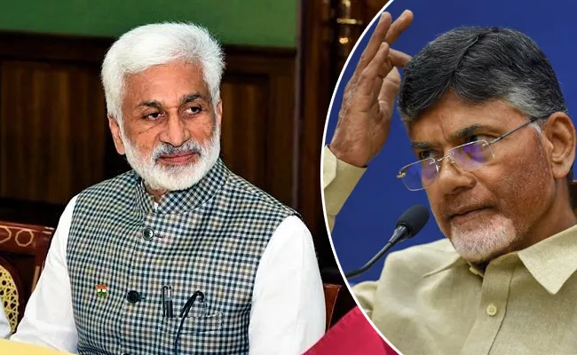 Vijayasai Reddy Slams Chandrababu Naidu And Lokesh Babu - Sakshi