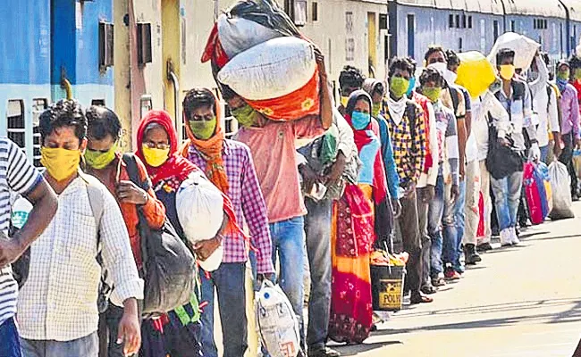 Not Easy For Migrant Labour Come Back to Work in Hyderabad - Sakshi