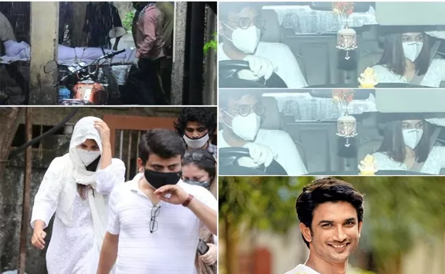 Sushant Singh Rajput Funeral Completed - Sakshi