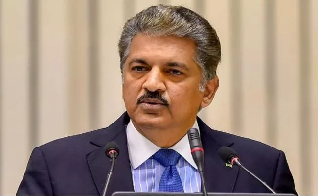 contactless delivery : Anand Mahindra posts video  - Sakshi