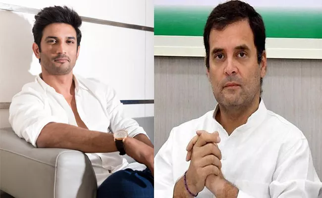 Rahul Gandhi Did Not Call Sushant A Cricketer Tweet Is Fake - Sakshi