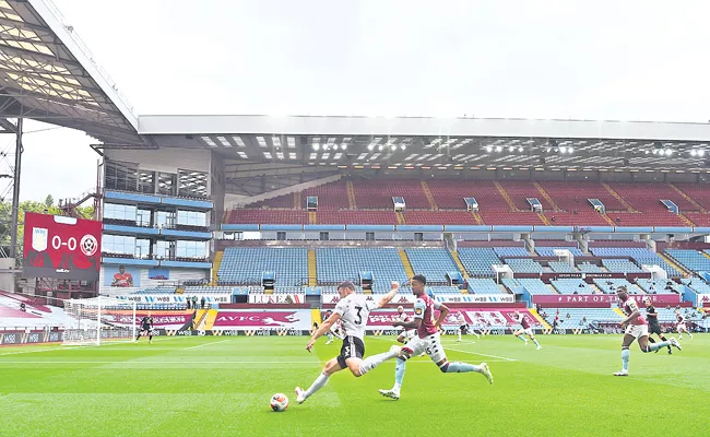 Aston Villa vs Sheffield United Players Take Knee on Premier League Restart - Sakshi