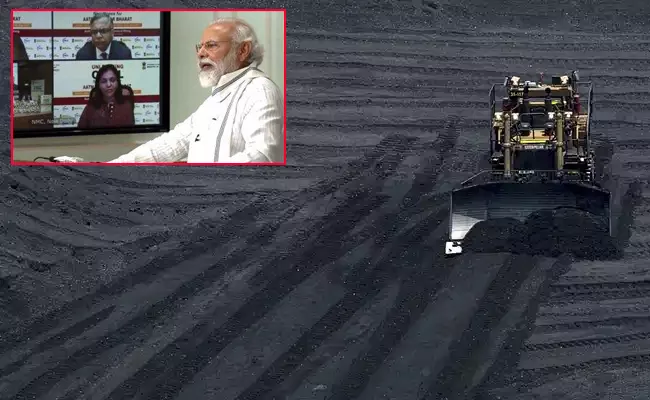 PM Modi launches auction of coal mines - Sakshi