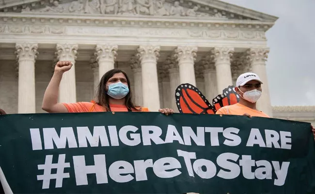 Supreme court blocks Trump from cancelling Daca immigration program - Sakshi