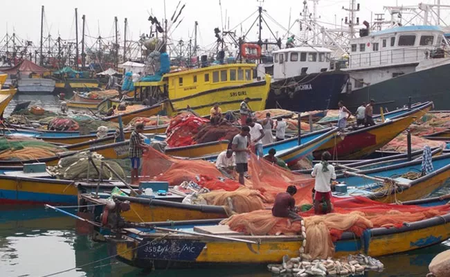 Fishermans Preparing To Go Fishing From Midnight Today - Sakshi