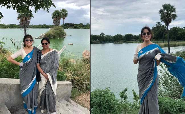 Anchor Anasuya Shares Bhoodan Pochampally Visit photos - Sakshi