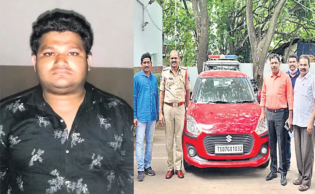 Swiggy Delivery Boy Robbed Car For Luxury Colony Hyderabad - Sakshi