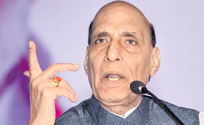 Rajnath Singh leaves for 3-day visit to Russia - Sakshi