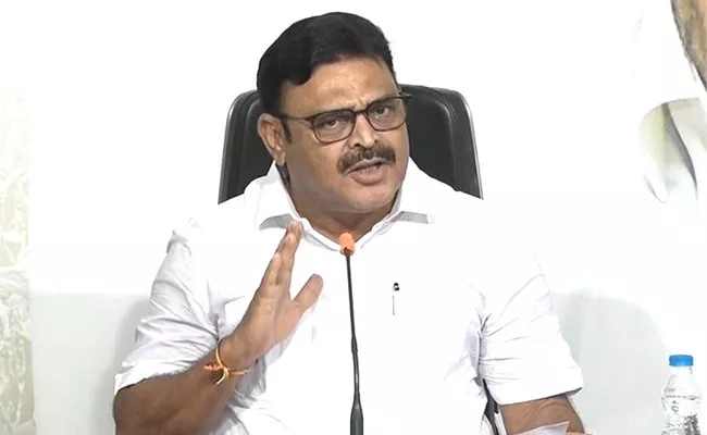 Ambati Rambabu Slams Chandrababu And Nimmagadda Ramesh Kumar - Sakshi