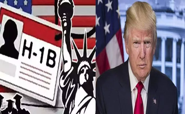 Families Of Indian Professionals Separated By Donald Trump New Visa Order - Sakshi