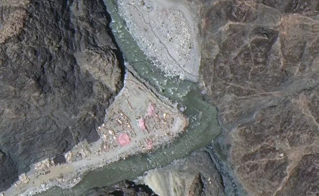 Latest Satellite Images Show Chinese Structures On Both Sides Of The LAC - Sakshi