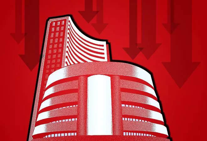 Indices open in the red on F&O expiry day - Sakshi