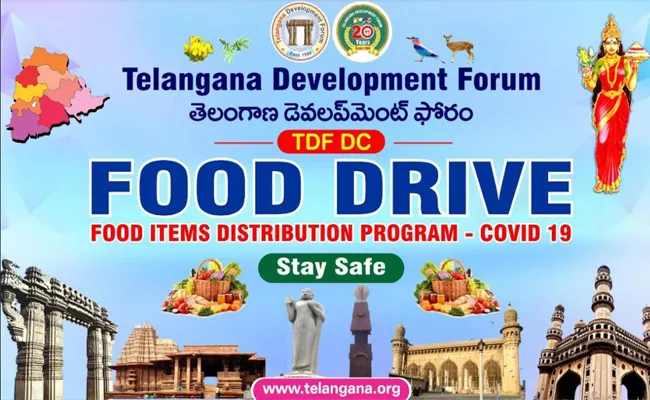 TDF Food Drive On Prof Jayashankar Death Anniversary - Sakshi