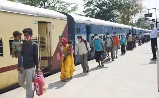 Reverse migration begins from UP-Bihar and more passenger trains soon - Sakshi