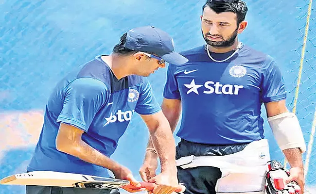 I Have Learned So Many Things From Rahul Dravid Says Pujara - Sakshi