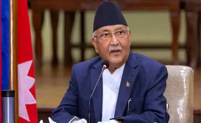 Nepal PM Oli Blames India Of Conspiring To Topple His Government - Sakshi