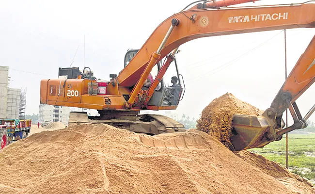 Ongoing Sand Excavation In 34 Reichs In 19 Districts In Telangana - Sakshi