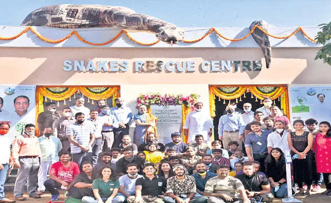 Rescue Center For Snakes By Indrakaran Reddy - Sakshi