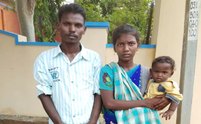 Grama Volunteer Rescue Tribal Couple From Owner in Nellore - Sakshi