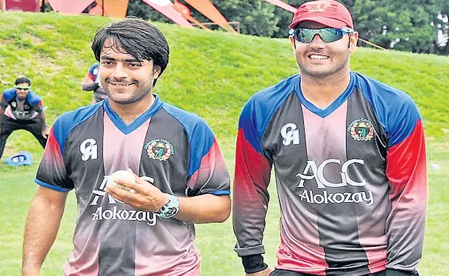 Afghanistan Cricket Players Started practice After Two Months - Sakshi