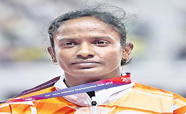 Indian Athlete Gomathi Suspended For Four Years - Sakshi