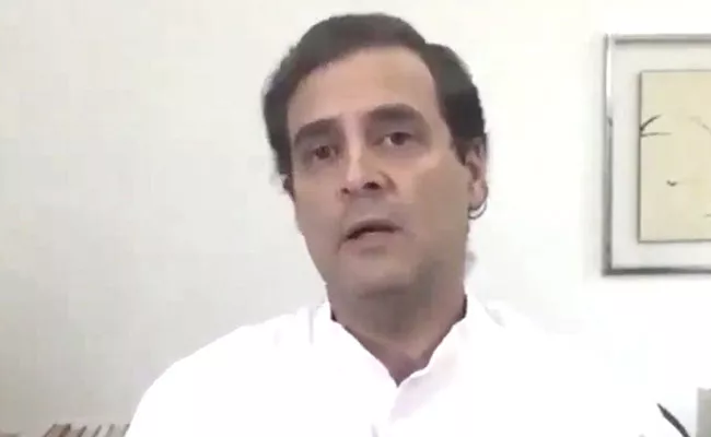 Rahul Gandhi Direct Question For Rajnath Singh On China - Sakshi