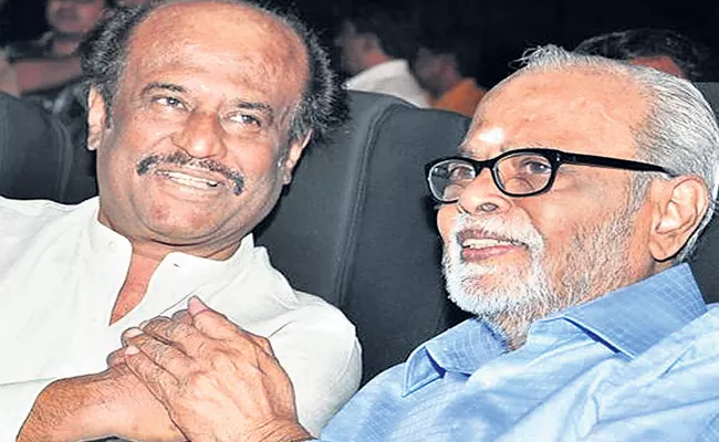 Rajinikanth remembers his mentor K Balachander jayanthi - Sakshi