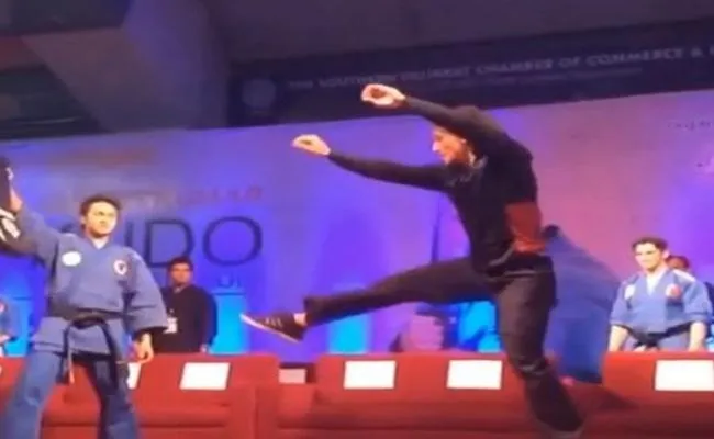 Tiger Shroff Shares Taekwondo Video