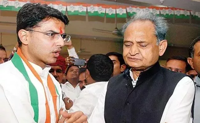 109 Congress MLAs Supporint CM Ashok Gehloty Says Avinash Pandy - Sakshi