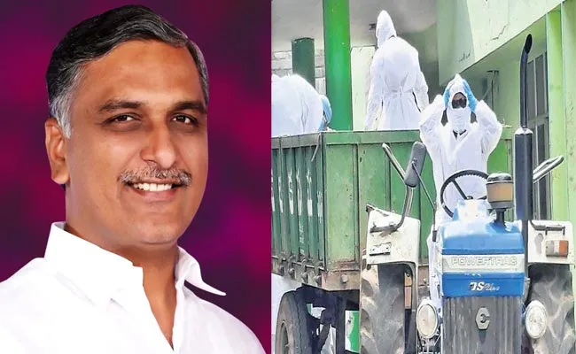 Harish Rao Appreciate Doctors Humanity In Peddapalli Over Coronavirus - Sakshi