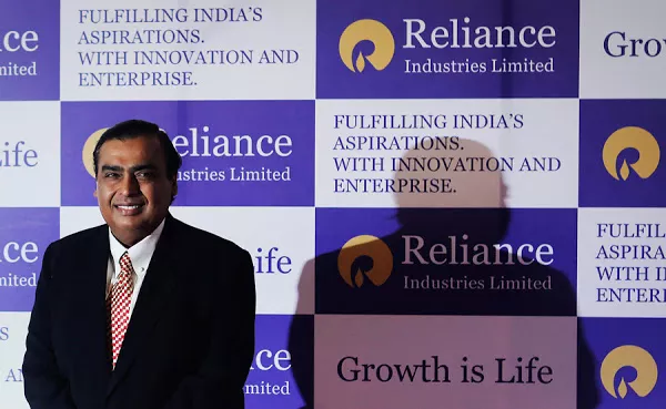 Reliance industries AGM -Mukesh ambani group shares up - Sakshi