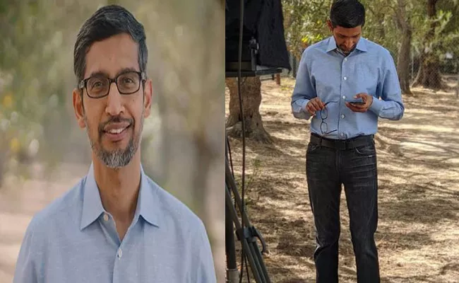 Sundar Pichai Perfectly Described Instagram vs Reality In Two Pics - Sakshi