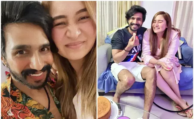 Jwala Gutta Give Special Surprise To Boyfriend Vishnu Vishal His Birthday - Sakshi