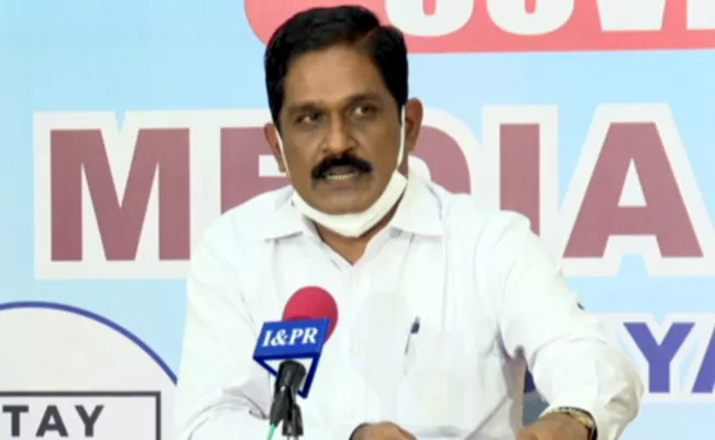 M T Krishna Babu Says Improving Facilities In Covid Care Centres AP - Sakshi