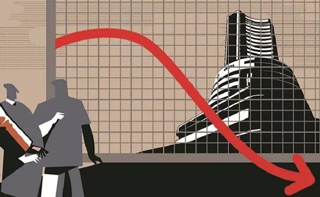 stock market plunges around 300 points - Sakshi