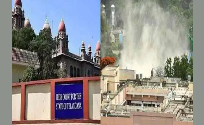 High Court Questions TS Government About Media Allowed In Demolition of Secretariat - Sakshi