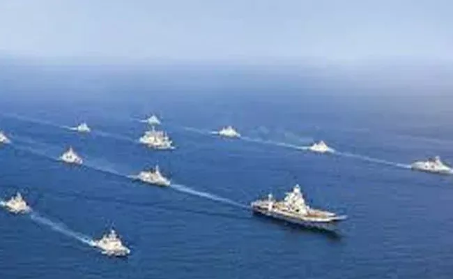 Australia Joining India, US, Japan In Indo-Pacific For Mega Navy Drill  - Sakshi