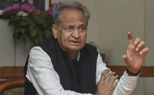 Rajasthan CM Ashok Gehlot Demand For Floor Test - Sakshi