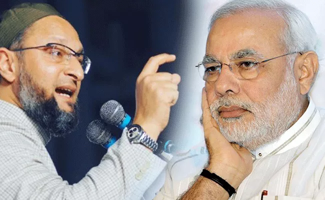 MIM Chief Asaduddin Owaisi Fires ON Modi over Ayodhya - Sakshi