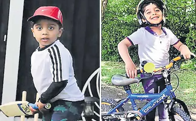 Five Years Old Anishwar Participated In 3200 km Cycle Rally At Britain - Sakshi