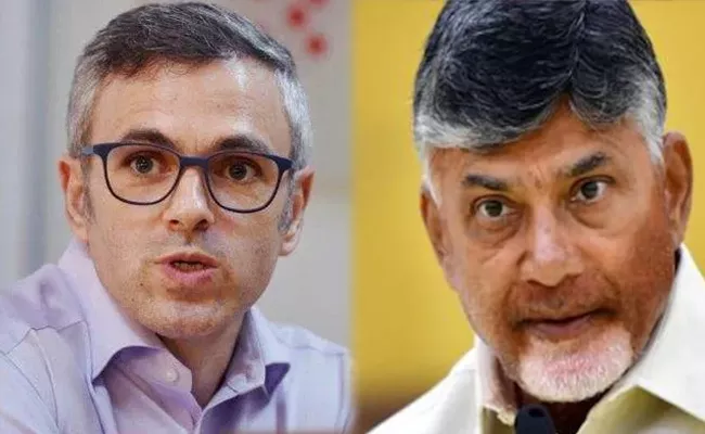 Omar Abdullah Fires On Chandrababu In Delhi - Sakshi