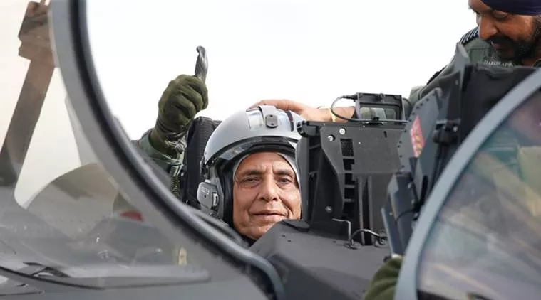 Rajnath Singh After Rafale Jets Land in India - Sakshi