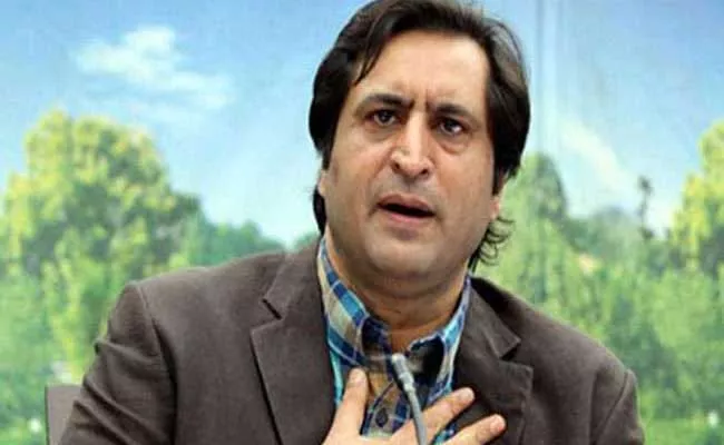 Conference leader Sajad Lone released from house detention - Sakshi