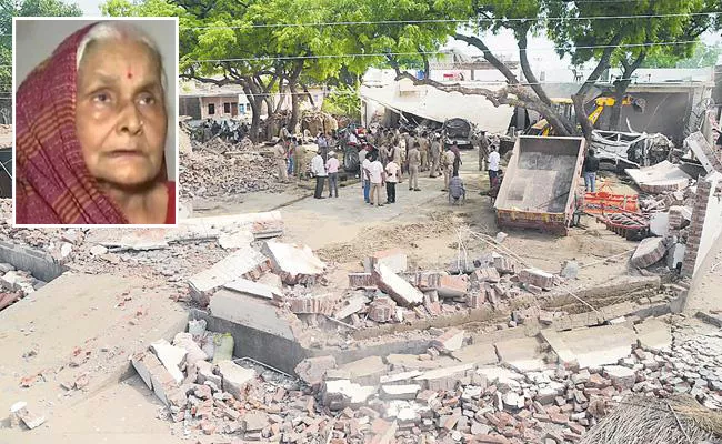 Gangster Vikas Dubey Mother Unhappy Over Her House Demolition - Sakshi