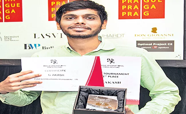 Akash Becomes 66th Grandmaster Of Indian Chess - Sakshi